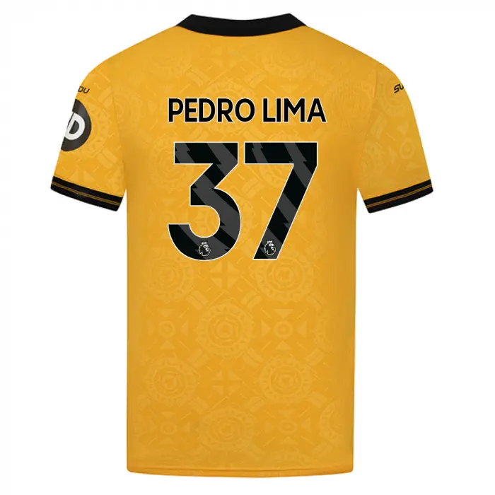 Wolverhampton Wanderers Store | Shop Official 2025-26 Wolves Pro Home Shirt – Adult PEDRO LIMA 37 Wolves Gear